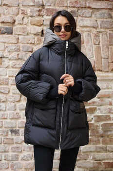 Женская куртка пуховая Pang Million кроя оверсайз