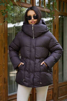 Красивая женская куртка Vo tarun с большим капюшоном