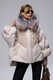 Молодёжная куртка - пуховик с мехом